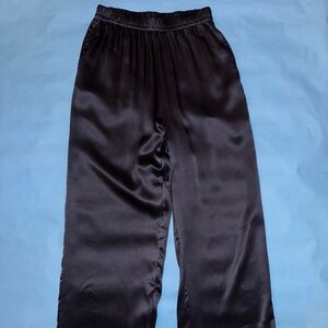NAP Loungewear Silk Trousers - Navy Size S (NWT)